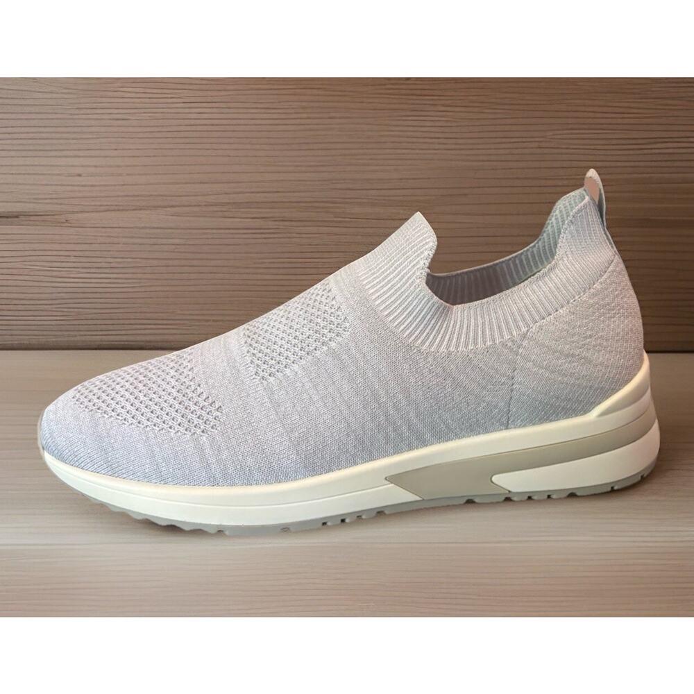 Women's J/Slides Slip-On Knit Sneakers - Light Gray